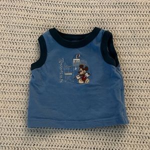 Vintage Mickey Mouse tank top made by Disney size newborn